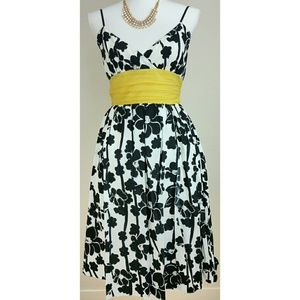 MAX STUDIO black floral dress XS